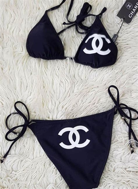 chanel 2 piece swimsuit